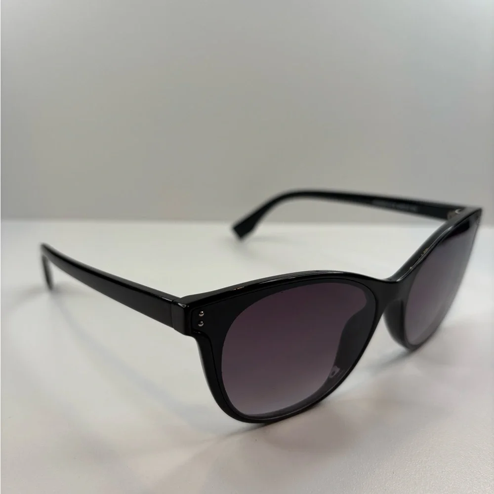 NANETTE LEOPRE SUNGLASSES HHNN0214-R NN313 OX BLACK SUNGLASSES - Picture 4 of 15